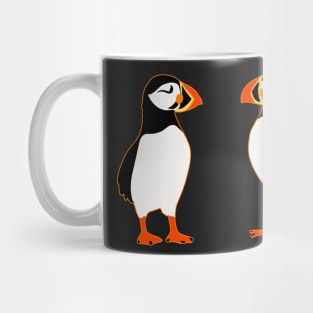 Puffin Cute Birds from Faroe Island Pattern Mug